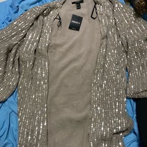 Forever 21 like new never worn sequin kimono